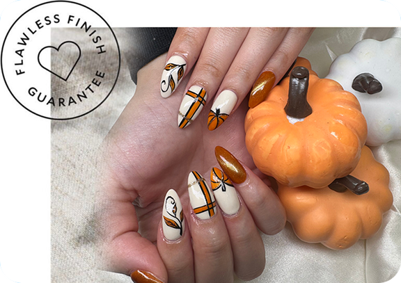 Cherry Hill nail salon fall nail art